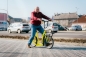 Preview: Kostka Easy Walker MAX FOLD faltbar Laufrad Gehhilfe Laufhilfe gelb