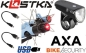Preview: KOSTKA integriert plus AXA-15 Licht-SET USB SPEZIAL