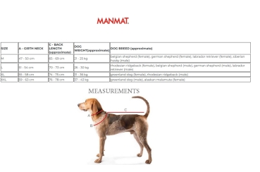 Manmat Hundegeschirr SLED Gr. von M bis XXL