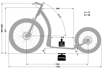 Crussis CROSS Federgabel 6.2-2 metallblau