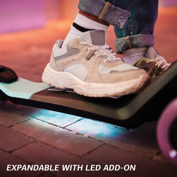 BERG Nexo mit LED LICHT MODUL faltbarer Kinderroller lime gelb