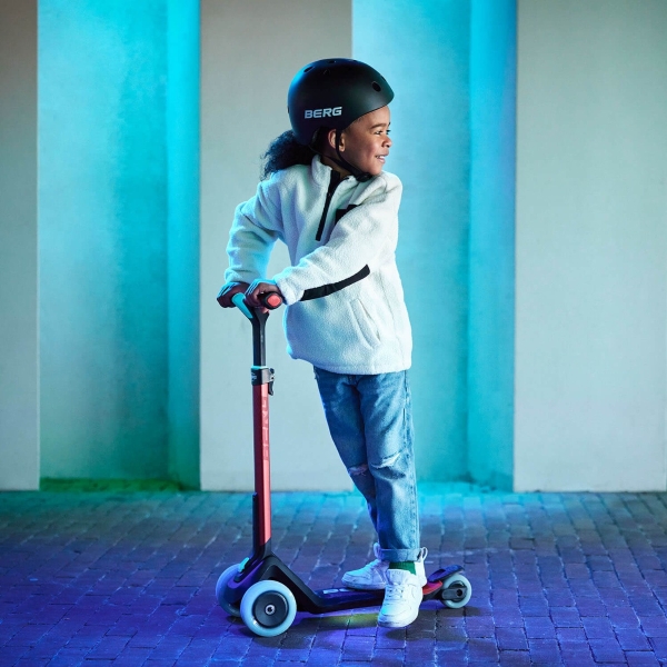 BERG Nexo LIGHTS faltbarer Kinderroller blau