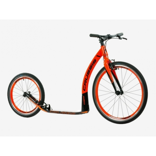 CRUSSIS Cobra Tretroller 4.2-3 schwarz-orange