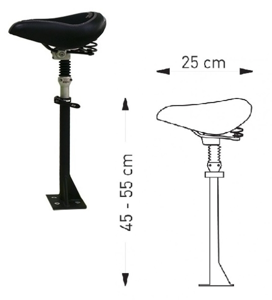 Kostka Tretrollersitz REHA-2 small 45-55cm / Nur für STREET KID Kinder Serie