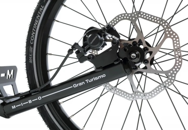 Mibo GT Tretroller DISC BRAKES schwarz