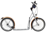 MIBO ROYAL Tretroller faltbar 20/20 RETRO SILBER