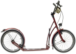 MIBO ROYAL Tretroller faltbar 20/20 RUBYRED